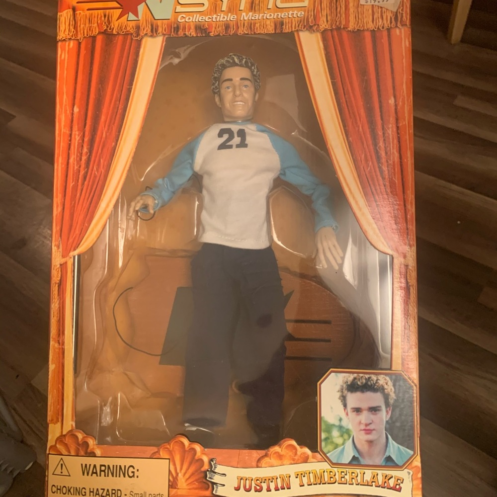 *NSYNC Marionette Justin Timberlake Doll
